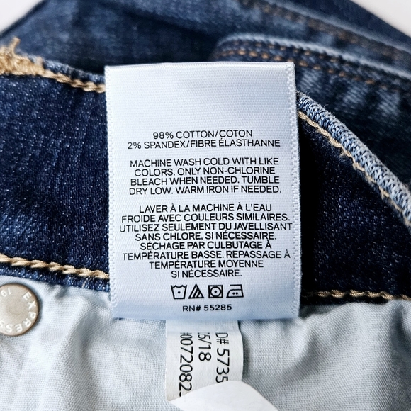 Express Wmns Skinny Ankle Mid-rise Stretch Ripped Raw-Hem Medium Wash Jeans Sz4R - Picture 12 of 12